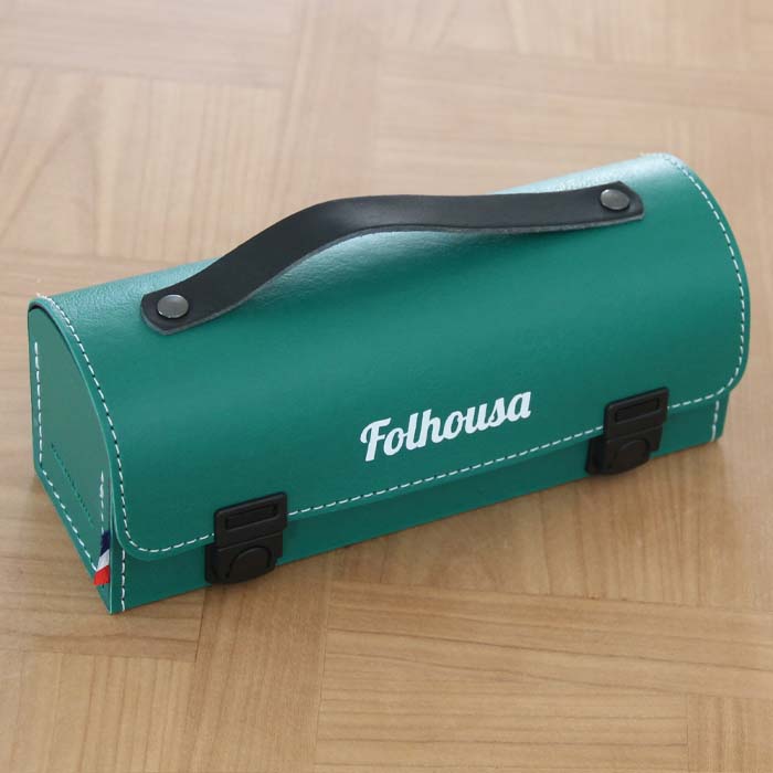 sacoche pétanque verte élégant fabriqué en France marque Folhousa
