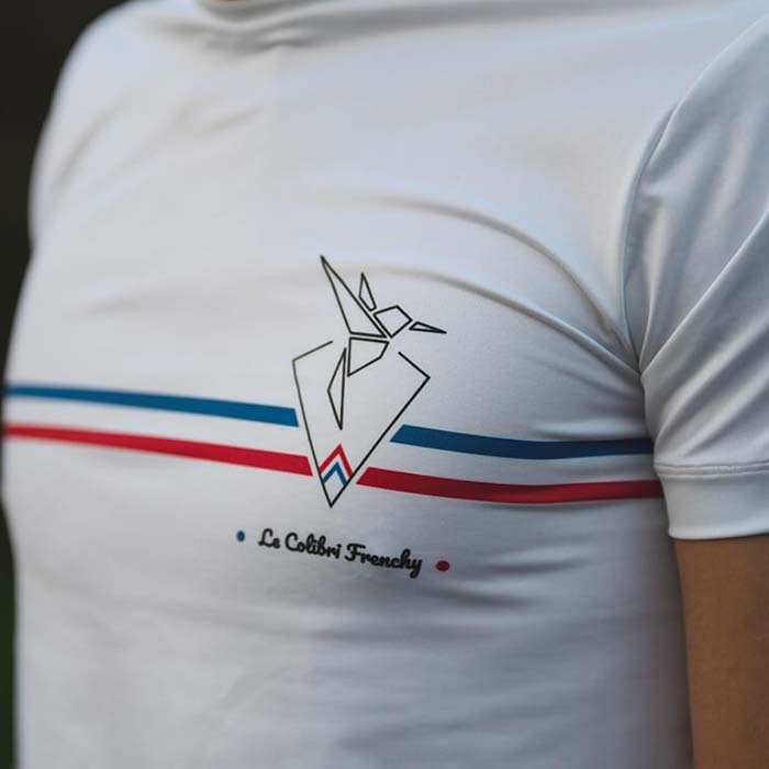 La Marinière Noire - Tshirt de sport homme running made in France - Le  Colibri Frenchy
