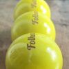 cochonnet pétanque jaune fluo fabriqué en France marque Folhousa