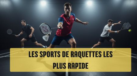 LES SPORTS DE RAQUETTE BALLE PLUS VITE