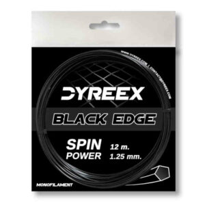 cordage tennis monofilamenent black edge dyreex control spin effet